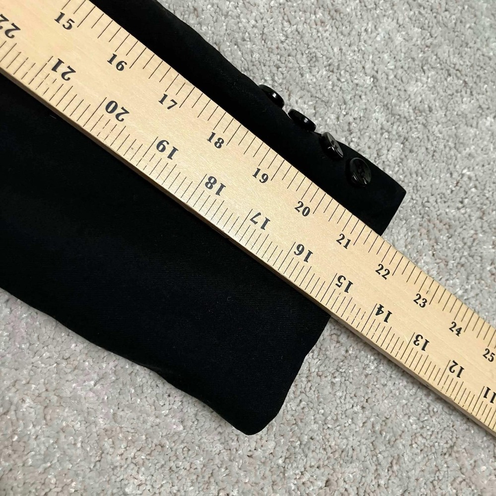 Vintage Talbots Woman Petites 14W Black Wool Blazer Italian Fabric Made in Japan - Picture 12 of 14